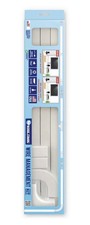 Wire Trak Cable Cover White 54 in Peel-and-Stick Plastic Organizer 1 in x 5 Pack picture