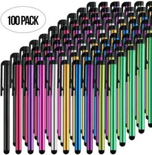 100Pcs Metal Touch Screen Stylus Pen For Android iPad Phone PC Tablet Universal picture