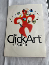 PC CD-Rom Broderbund CLICKART 125,000 Deluxe Image Pak WIN95 picture