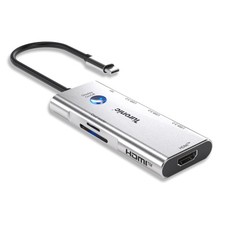 Turonic BYL-2425 USB-C Hub 7-in-1, 100W PD, HDMI 4K@60Hz, 3x USB 3.0, SD Reader picture