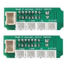 MegaS Pro Extruder Hot End Replacement Adapter PCB Board 2pcs for 3D Printers picture