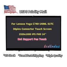 NV140FHM-N65 For Lenovo Yoga C740-14IML 81TC LCD Display Touch Screen Assembly  picture
