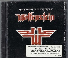 ITHistory SOFTWARE  IBM (2001) RETURN TO CASTLE WOLFENTSTEIN (ID Software)  CD picture