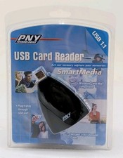 Vintage PNY SmartMedia Card Reader USB 1.1 New Open Box No Barcode Retro Tech #1 picture