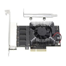 4 Port 2.5Gbps PCIe Network Card RTL8125B Flexible Adaptation Gigabit PCIe HIII picture