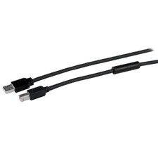 StarTech 15m / 50 ft Active USB 2.0 A to B Cable - M/M (USB2HAB50AC) picture