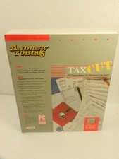 Vintage - Andrew Tobias Tax Cut MECA Software 3.25” 5.25