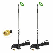 2 Pack 4G LTE 12Dbi 700-2700MHz Cellular Magnet Mount SMA Antenna GPRS GSM 10 ft picture