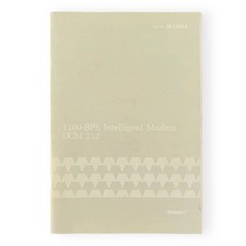 Tandy 1200-BPS Intelligent Modem DCM 212 User's Manual 1987 Vintage Guide picture