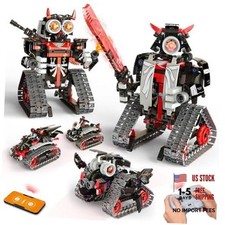 5-in-1 STEM RC Robot Building Kit - 443PCS, Gift for Boys Ages 8-13 | STEM picture