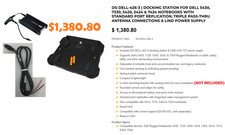 99.99% Life Left DS-DELL-426-3 Dock Station for Dell 5430 7330 5420 5424 7424 BB picture