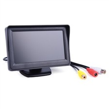 Hd Car Monitor 4.3-inch Screen Tft Lcd Digital Display Two-way Input Sunshade Mo picture