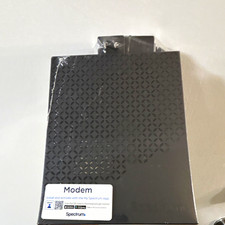 Spectrum DOCSIS 3.1 Cable Modem 1 Gbps Black, Ethernet/Coax/USB Ports picture