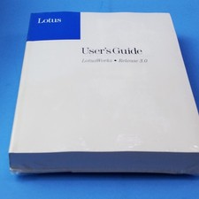 LOTUS WORKS 3.0 software package VTG.  3.5 DISKS manuals Still sealed Never open picture