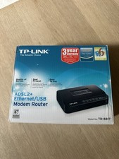 TP-Link TD-8817 ADSL2+ Ethernet/USB Modem Router - Retail Box with Accessories picture