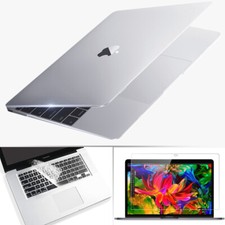 Fits MacBook Pro 13-inch (Pro,Air, 2018-2019-2020) Rugged Clear Case Armor Shell picture
