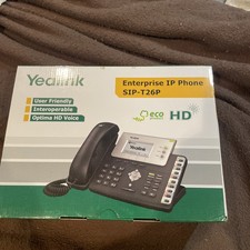 Yealink SIP-T26P Advanced IP Phone VOIP Display Phone POE - HD Voice - Brand New picture