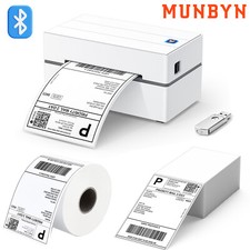 MUNBYN Bluetooth Thermal Printer 4x6 Shipping Label Printer for Android iPhone picture