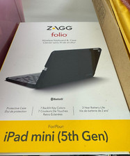2 PACK   Zagg - Bluetooth keyboard Protective Case for Apple iPad Mini 5th gen picture