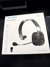 TECKNET TK-HS001 Single Ear Bluetooth Wireless Headset USB Dongle Boom Mic picture