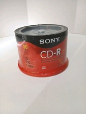 NEW SONY Blank CD-R  Branded 80min Digital 50 Pack Media Disc picture