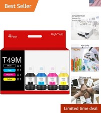 T49M 4 Pack Sublimation Ink for Surecolor F170/F570 - Vibrant Colors, 2000 Pages picture
