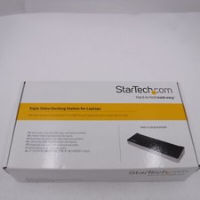 StarTech Triple Video Docking Station for Laptops USB3DOCKH2DP USB3.0 Sealed Box picture
