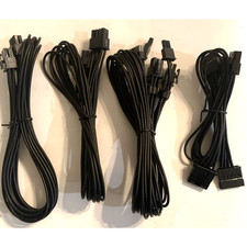 Lot of 4 Corsair RMe Series RM750e SATA CPU PCI-E Replacement Wires/Cables picture