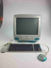 Vintage Bondi Blue IMac 1998 Powers On - Untested After That - Very Nice Looking picture