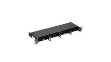 Panduit PAN-NET FLEX1UPN06 = HD Flex™ Fiber Panel, 1 RU, 6 Port Rails, Black picture