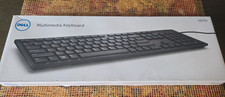 Official OEM Dell Wired Multimedia Keyboard, Slim Low Keys KB216- Black NEW picture