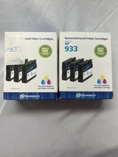 2pk Dataproducts Replacement Multi Pack InkJet Cartridges (CMY) Fit/For HP 933 picture