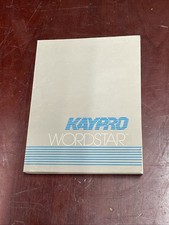 Kaypro Wordstar Manual picture