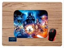 STAR WARS COLLAGE CUSTOM PC MOUSE PAD DESK MAT NON-SLIP HOME OFFICE GIFT D2 picture
