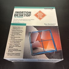 New Vintage NOS SEALED The Norton Utilities Version 2.2 1993 Symantec RARE - USA picture