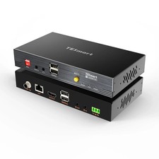 TESmart HDMI KVM Extender 100m PoE Powered - Remote Power - NEW -  picture