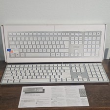 Cherry KC 6000 Slim Office Wired Keyboard For Mac White [JK-1610US-1/01] picture