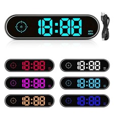 Digital Universal MPH Speedometer for Cars, 7 Color Options, Large Screen Dis... picture
