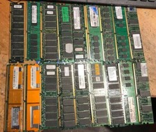 LOT OF 18 DESKTOP RAM PIECES 2GB 1GB 512MB 256MB 128MB SEE PICTURES FOR DETAIL picture