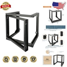 Heavy Duty 9U Network Rack - Open Frame, 18