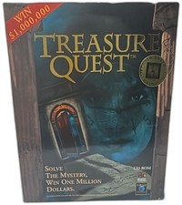 Sirius Publishing Treasure Quest 1996 PC CD-ROM Big Box Game Windows Promo picture