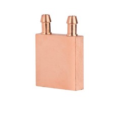 Copper Water Cooling Block For Graphics GPU Head CPU 40 * 40 * 10mm・ picture