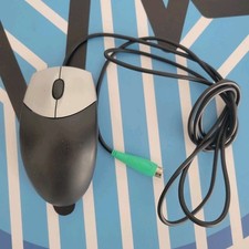 Vintage Logitech PS/2 Wired 3-Button Mechanical Trackball Scroll Mouse ~Gateway picture