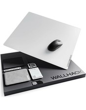 WALLHACK SP-004 Gaming Glass Mouse Pad White picture