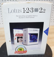 Nice Vintage Lotus 123 Release 2.2 IBM DOS 5.25