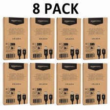 8-Pack Amazon Basics USB 3.0 A to Micro B Cable 3ft High Speed Data Transfer New picture