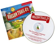 Oregon Trail 4th Edition + Amazon Trail 3rd PC Windows Software Lot 2 Titles picture