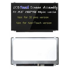 15.6'' For HP 15-AC158DX 40 Pins HD Touch Screen Replacement LCD LED Display New picture