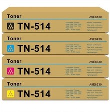 TN514 Black, Cyan, Magenta, and Yellow Compatible For Konica A9E8130 picture