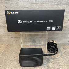 KVM401A 4K Ultra HDMI/USB3.0 KVM Switch 4x1 HDMI KVM Switch 4 Port with Remote picture